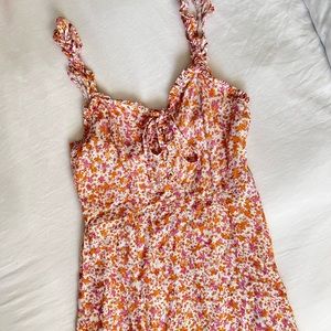 Ditzy Floral Spring Midi Dress